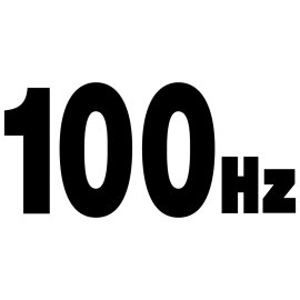 100Hz Frequency Logo Vector | Bold 100Hz Brand Mark | Minimalist 100Hz Symbol | High-Impact 100Hz Typography