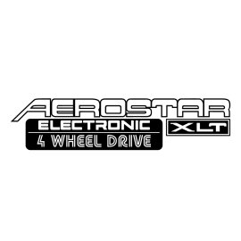 Aerostar Electronic XLT Logo Vector PNG | Aerostar Electronic 4 Wheel Drive Emblem | Aerostar XLT Automotive Badge | Aerostar Electronic Branding Mark