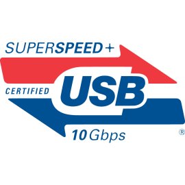 Certified Superspeed Plus USB 10 Gbps Logo Vector PNG|Official USB SuperSpeed+ 10 Gbps certification emblem|High-performance USB interface branding symbol|Next-generation USB data transfer standard icon