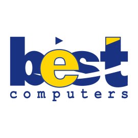 Best Computers Logo Vector PNG | Modern IT Retail Identity | Bold Tech Branding Emblem | Professional Computer Store Logo