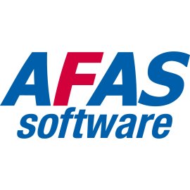 AFAS Software Logo Vector PNG | AFAS corporate wordmark | AFAS blue and red logotype | AFAS business software branding