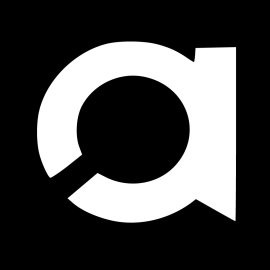 Agenter Logo Vector PNG | Bold Minimalist Monogram Identity | Modern Search and Discovery Symbol | Versatile Black and White Brand Mark