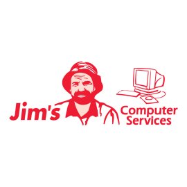 Jims Computer Services Logo Png | Jims Computer Services Logo Vector | Jims Computer Services Logo | Trusted Tech Support | Reliable & Friendly IT Solutions | Digital Problem Solvers