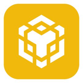 Binance Logo Vector PNG | Binance Cube Emblem | Binance Brand Icon | Binance Blockchain Symbol