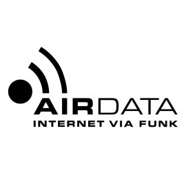 Airdata Logo Vector PNG | Airdata Wireless Internet Branding | Airdata Modern Connectivity Emblem | Airdata Internet via Funk Logo