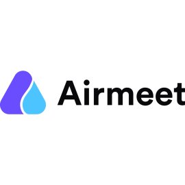 Airmeet Logo Vector PNG | Modern Virtual Events Brandmark | Fluid Connection Symbol | Digital Networking Identity
