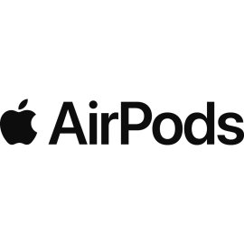 AirPods Logo Vector PNG | Minimalist Apple AirPods Wordmark | Wireless Audio Product Branding | Iconic Tech Accessory Logo