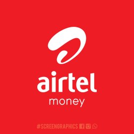 Airtel Money Uganda Logo Vector PNG | Airtel Mobile Money Branding | Airtel Digital Financial Services Icon | Airtel Uganda Cashless Payments Identity
