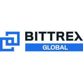 Bittrex Global Logo Vector PNG | Modern cryptocurrency exchange emblem | Interlinked square blockchain icon | Professional fintech wordmark design