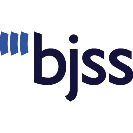 Bjss Logo Vector PNG | BJSS wordmark and icon | Modern technology consulting logo | Blue waves symbol and lowercase typography