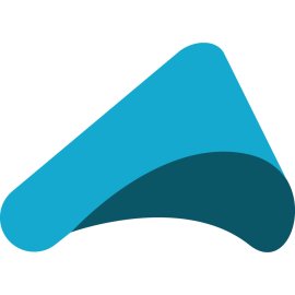 Akka Logo Vector PNG | Akka brand symbol in blue tones | Modern abstract mark for Akka toolkit | Scalable Akka emblem for digital and print