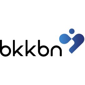 BKKBN Logo Vector PNG | Modern Population and Family Planning Emblem | Indonesian National Population Agency Symbol | Blue Gradient Human-Figure Mark