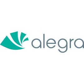 Alegra Logo Vector PNG Modern Brand Mark | Alegra Minimalist Corporate Identity | Alegra Turquoise Abstract Symbol | Alegra Professional Wordmark Design