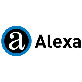 Alexa Logo Vector PNG | Alexa Internet Brand Emblem | Classic Alexa Web Analytics Logo | Alexa Rounded Monogram Icon