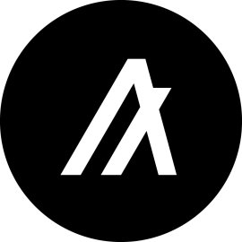 Algorand Algo Logo Vector Png | Minimalist Algorand emblem | Stylized A monogram crypto symbol | Modern blockchain brand icon