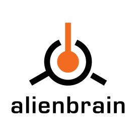 Alienbrain Logo Vector PNG | Alienbrain Brand Identity Mark | Alienbrain Creative Asset Management Symbol | Alienbrain Software Logo Design