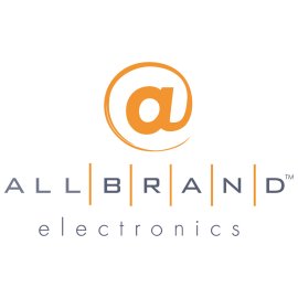 All Brand Electronics Logo Vector PNG | Modern @ symbol technology emblem | Minimalist wordmark with orange accents | Contemporary electronics branding design