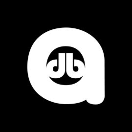 All Dance Bookings Logo Vector PNG | Minimal Monogram Entertainment Emblem | Bold DJ Booking Identity | Modern Nightlife Branding Symbol