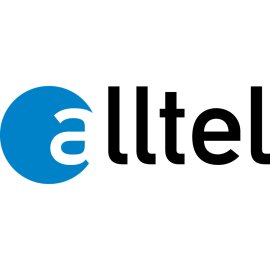 Alltel Logo Vector PNG | Modern telecommunications logotype | Minimalist blue and black wordmark | Clean lowercase branding symbol