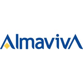 Almaviva Logo Vector PNG | Modern Almaviva wordmark with distinctive A-shaped glyphs | Dynamic technology-inspired Almaviva branding | Clean corporate Almaviva logo emphasizing innovation and communication