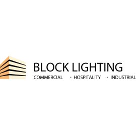 Block Lighting Logo Vector PNG | Modern Architectural Illumination Brand Mark | Commercial Hospitality Industrial Lighting Identity | Minimalist Building-Inspired Light Symbol