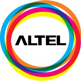Altel Logo Vector PNG | Altel Telecommunications Brand Emblem | Colorful Altel Circular Identity | Modern Altel Corporate Symbol