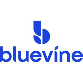 Bluevine Logo Vector PNG | Modern fintech wordmark | Clean minimal blue emblem | Contemporary financial services branding