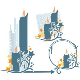 Bluezilla Logo Vector Png | Bluezilla Candle Emblem | Bluezilla Creative Flame Identity | Bluezilla Starburst Brand Mark