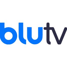 Blutv Logo Vector PNG | Minimalist BluTV Wordmark Emblem | Modern Streaming Platform Identity | Clean Sans-Serif Brand Logo Design