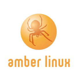 Amber Linux Logo Vector PNG | Modern Amber Linux Brand Emblem | Amber Linux Open-Source Identity | Amber Linux Spider Mark