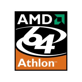 AMD 64 Athlon Logo Vector PNG | AMD Athlon 64 Processor Badge | AMD 64-bit Desktop CPU Logo | AMD Athlon Performance Branding