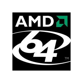 AMD64 Logo Vector PNG | 64‑bit processing power emblem | High‑performance AMD processor identity | Iconic AMD 64 architecture mark
