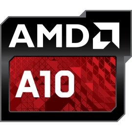 AMD A10 Logo Vector PNG | High-performance APU branding | Modern geometric tech emblem | Red and black processor badge design