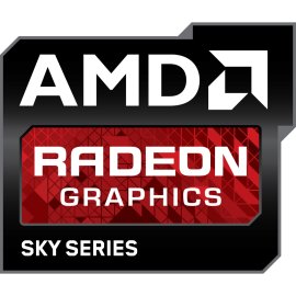 AMD Radeon Graphics Sky Series Logo Vector PNG | High‑performance cloud GPU branding | Bold red and black gaming aesthetic | Professional-grade virtualized graphics identity