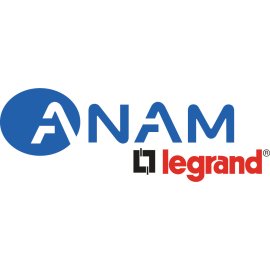 Anam Legrand Logo Vector PNG | Modern electrical solutions branding | Collaborative identity of Anam and Legrand | Professional logo for power and digital infrastructure