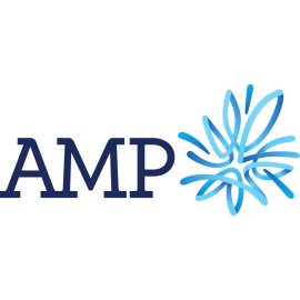 AMP Logo Vector PNG | Modern Financial Services Emblem | Dynamic Blue Burst Symbol | Contemporary Corporate Identity Mark