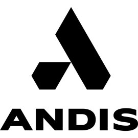 Andis Company Logo Vector PNG | Professional Grooming Brand Emblem | Modern Minimalist Andis Wordmark | Bold Geometric 