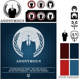 Anonymous Logo Vector PNG | Faceless Suit Emblem | Hacktivist Collective Icon | Knowledge Is Free Slogan Mark