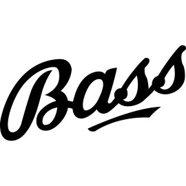 Bass Logo Vector PNG | Classic Bass Script Wordmark | Bold Monoline Bass Branding | Minimalist Black Bass Signature