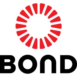Bond International Software Logo Vector PNG | Bond Software Red Sunburst Emblem | Bond International Circular Icon | Bond Brand Wordmark Graphic