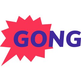 Gong Io Logo Png | Gong Io Logo Vector | The Resonant Signal  |  Data in Harmony  |  Intelligent Echo  |  Clarity Through Sound