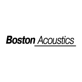 Boston Acoustics Logo Vector PNG | Boston Acoustics wordmark emblem | Minimalist black and white Boston Acoustics logo | Boston Acoustics audio brand identity