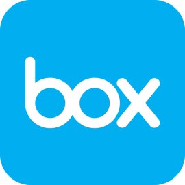 Box Logo Vector Png | Box Cloud Storage Logo | Box Brand Identity Icon | Box Blue Wordmark Emblem