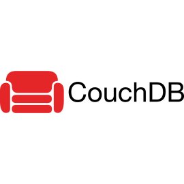 Apache CouchDB Logo Vector PNG | Modern NoSQL Database Branding | Red Couch Icon with Wordmark | Scalable Open Source Logo Asset