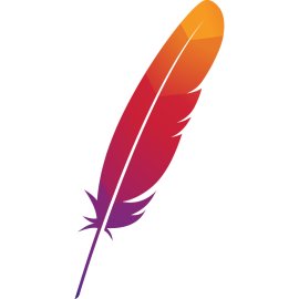 Apache Logo Vector Png | Apache Software Foundation Feather Emblem | Modern Gradient Apache Icon | Open‑Source Apache Brand Symbol