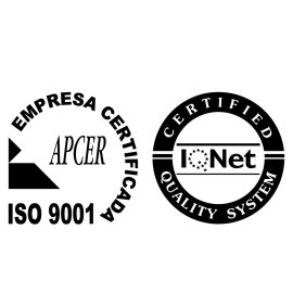 APCER IQNet ISO 9001 Certified Logo Vector | International Quality Certification Emblem | APCER and IQNet Partnership Mark | ISO 9001 Empresa Certificada Seal