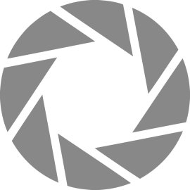 Aperture Science Logo Vector PNG | Futuristic Aperture Emblem | Minimalist Science Facility Icon | Portal-Inspired Corporate Mark