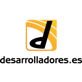 Desarrolladores.es Logo Vector | Spanish Developers Brand Mark | Modern Letter D Icon | Technology Community Identity