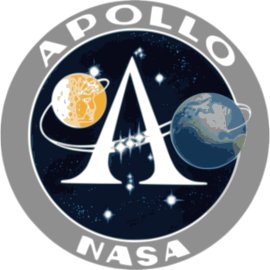 Apollo Program Insignia Logo Vector PNG | Historic NASA Apollo Emblem | Iconic Moon Mission Badge | Classic Space Exploration Symbol