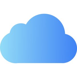 Apple iCloud Logo Vector PNG | Minimal Blue Cloud Emblem | Seamless Cloud Storage Icon | Modern Apple Ecosystem Symbol